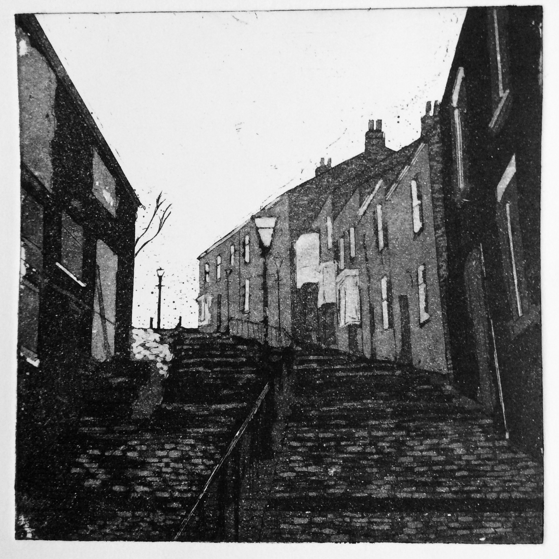 "Crowther street" Etching Aquatint