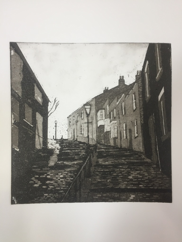 "Crowther street" Etching Aquatint