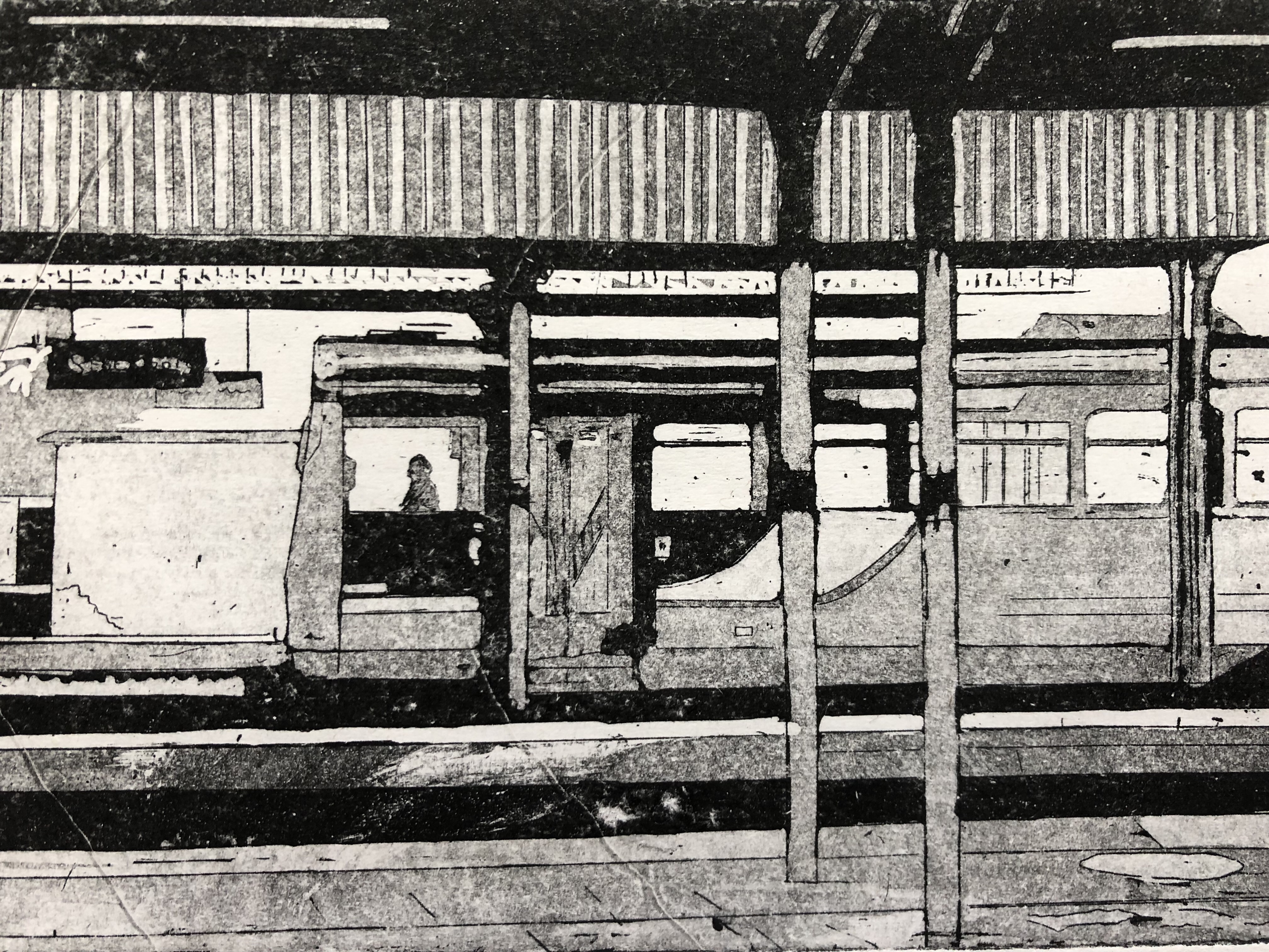 ‘The Pacer’, Etching Aquatint 